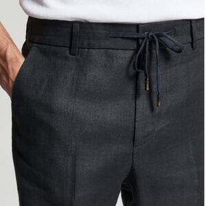Stylish Black Drawstring Pants